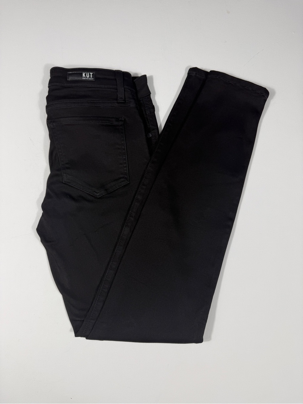 Kut from the Kloth Black Skinny Jeans - Sleek High-Rise Fit